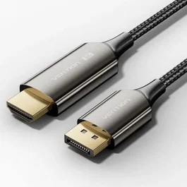 Vention Cable Conversor Adaptador DisplayPort 1.4 a HDMI 2.1 HFPBAC 8K@60Hz 4K@144Hz 1.8m Negro